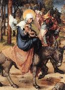 Albrecht Durer The Seven Sorrows of the Virgin: The Flight into Egypt painting